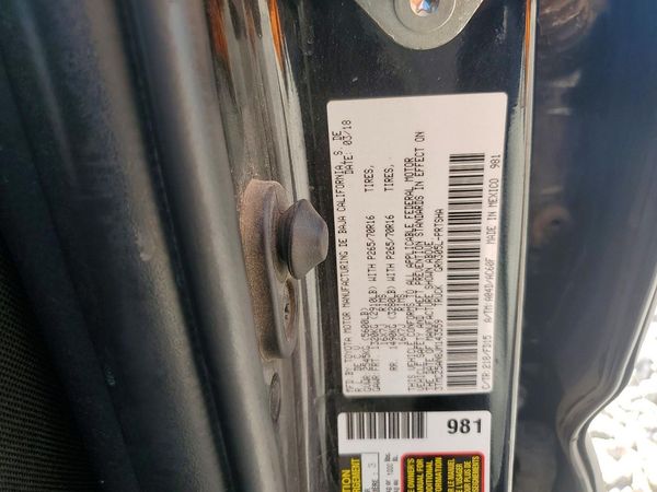 2018 TOYOTA TACOMA