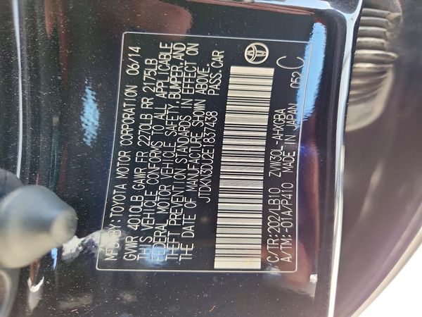 2014 TOYOTA PRIUS