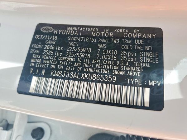 2019 HYUNDAI TUCSON