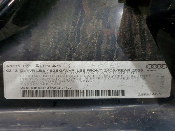 2013 AUDI A4 quattro Premium Plus