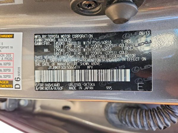 2014 LEXUS GX 460 Base
