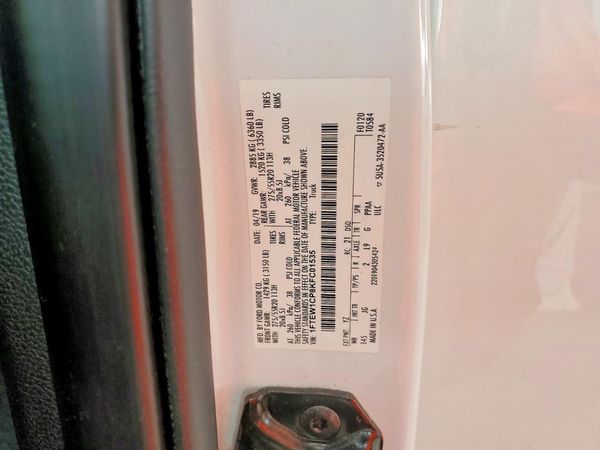 2019 FORD F150
