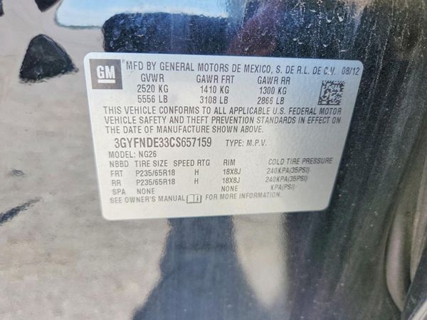 2012 CADILLAC SRX Luxury