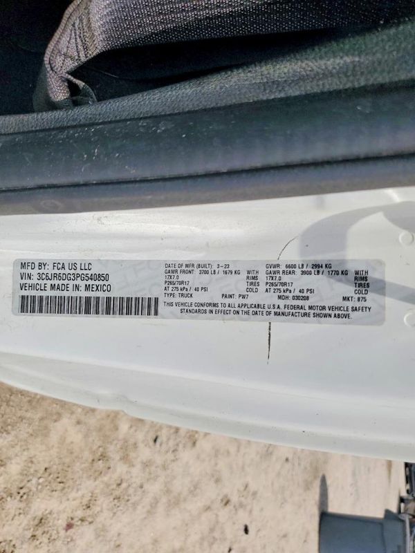 2023 RAM 1500 CLASSIC Tradesman