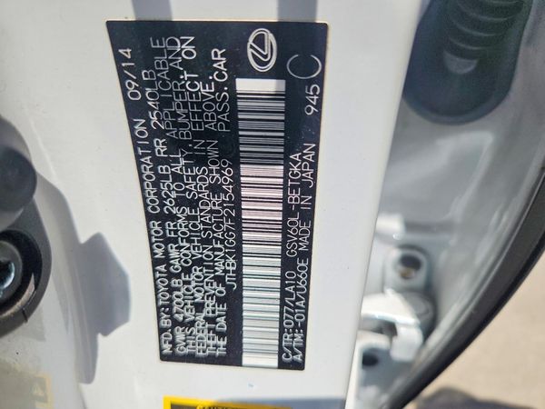 2015 LEXUS ES 350