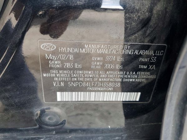 2018 HYUNDAI ELANTRA