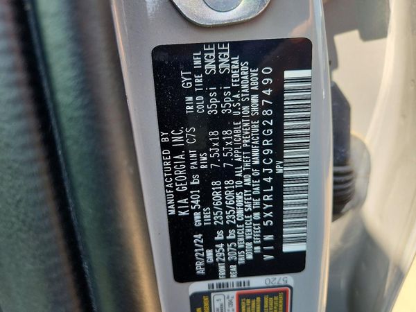 2024 KIA SORENTO S