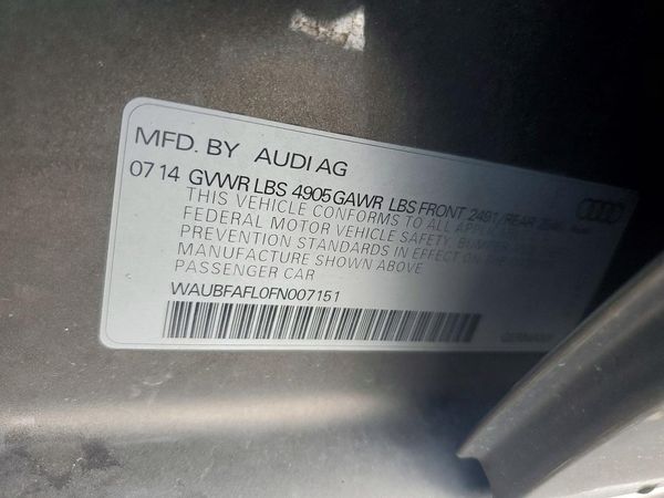 2015 AUDI A4 quattro Premium