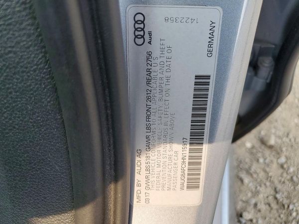 2017 AUDI A6 quattro Premium Plus
