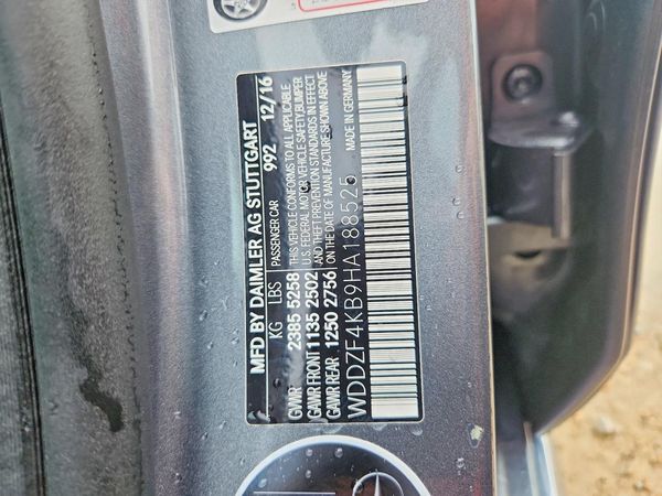 2017 MERCEDES-BENZ E E300-4M