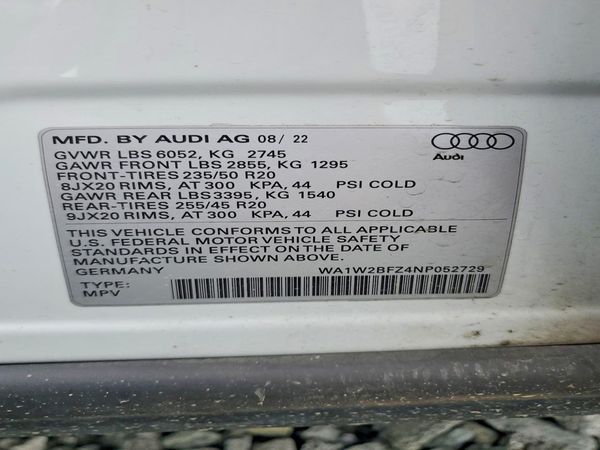 2022 AUDI Q4 E-TRON