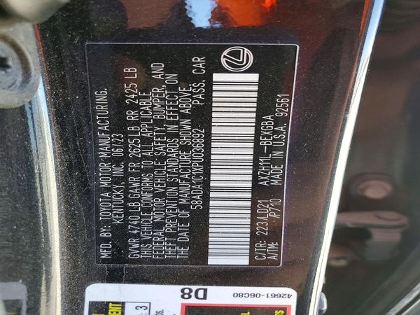 2023 LEXUS ES 300H