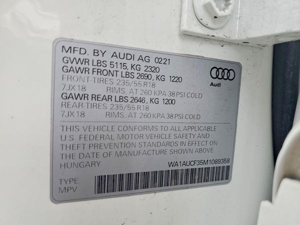 2021 AUDI Q3