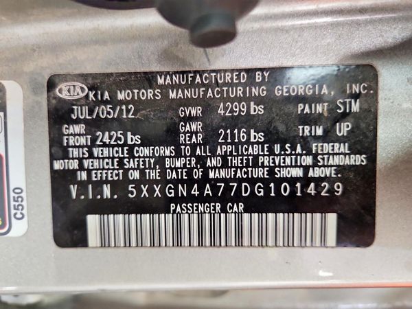 2013 KIA OPTIMA EX
