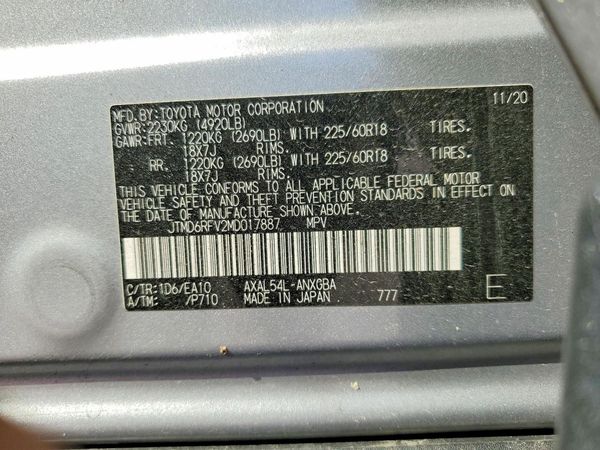 2021 TOYOTA RAV4