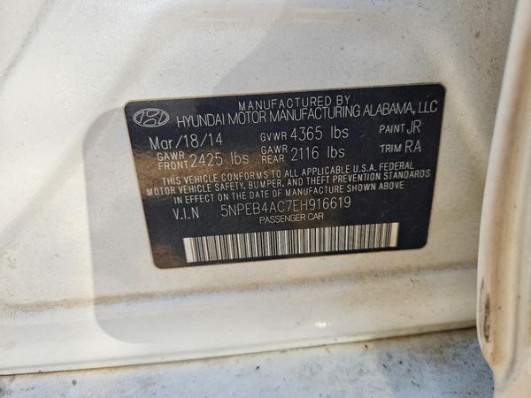 2014 HYUNDAI SONATA GLS/ GLS Popular