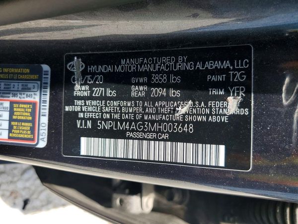 2021 HYUNDAI ELANTRA SEL