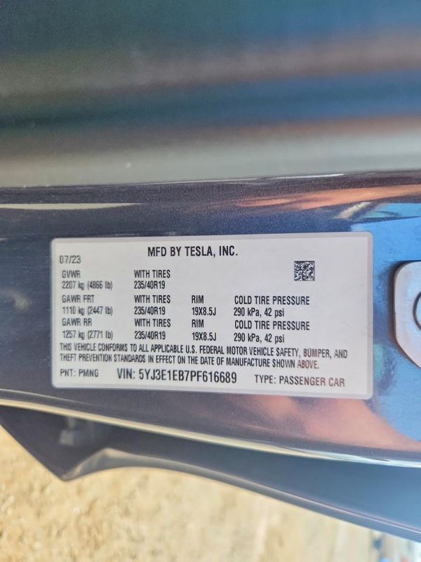2023 TESLA MODEL 3