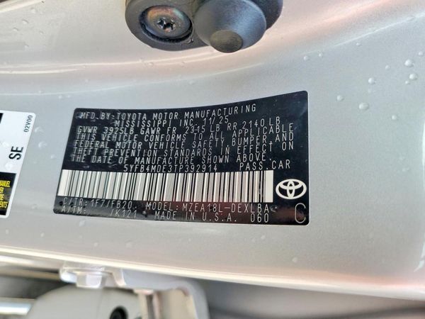 2026 TOYOTA COROLLA LE