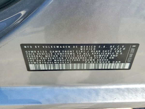 2020 VOLKSWAGEN JETTA S, SE, R-Line
