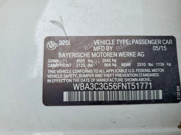 2015 BMW 320 xDrive SA