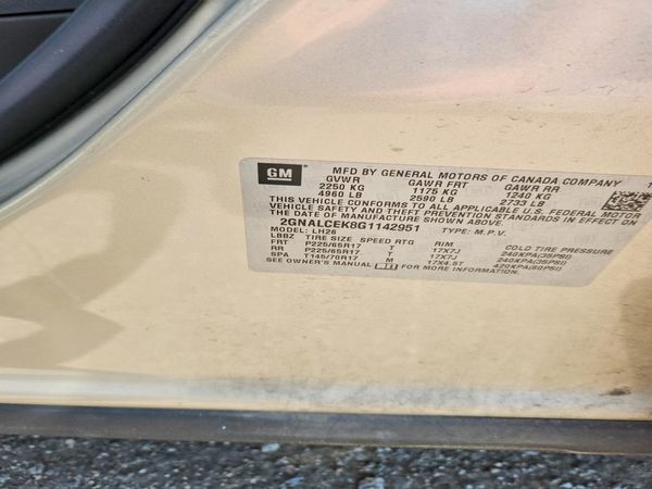 2016 CHEVROLET EQUINOX LT