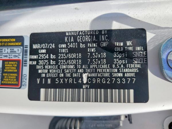 2024 KIA SORENTO S
