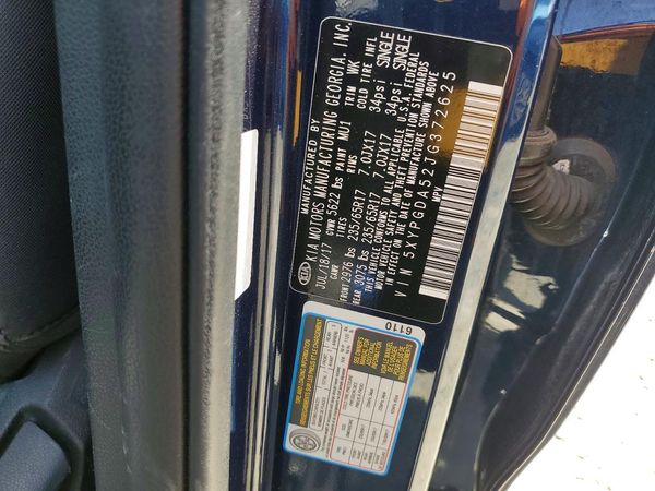 2018 KIA SORENTO L, LX