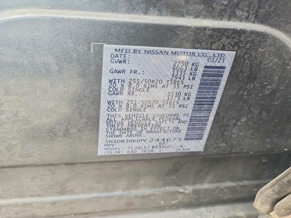 2023 NISSAN PATHFINDER PLATINUM