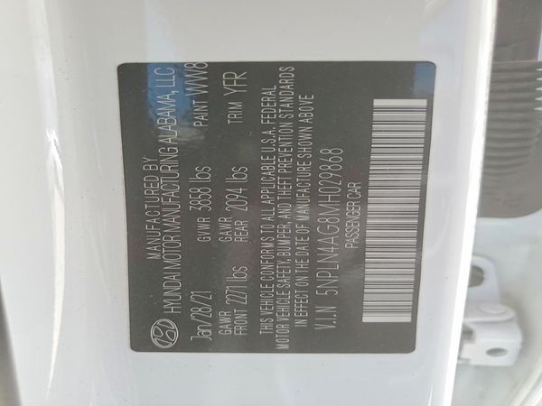 2021 HYUNDAI ELANTRA SEL w/ Premium Pkg