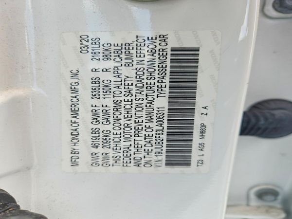 2020 ACURA TLX TECH+A / TCH+AR V6