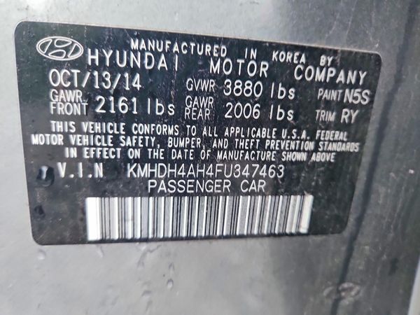2015 HYUNDAI ELANTRA