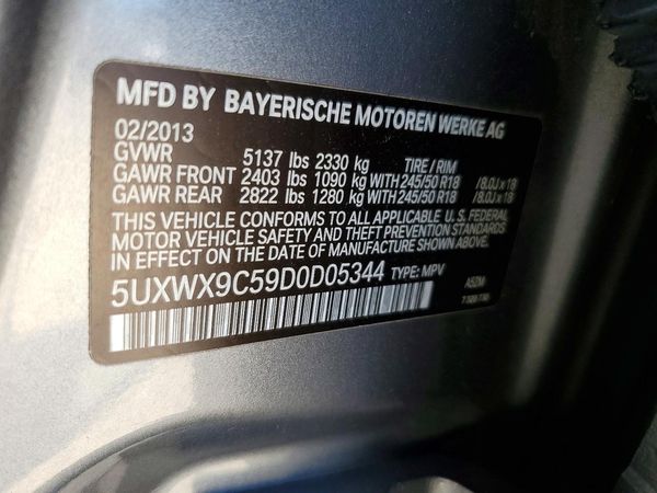 2013 BMW X3 xDrive28i