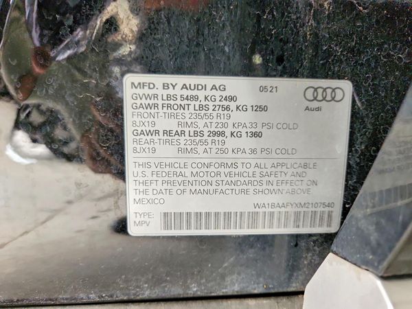 2021 AUDI Q5