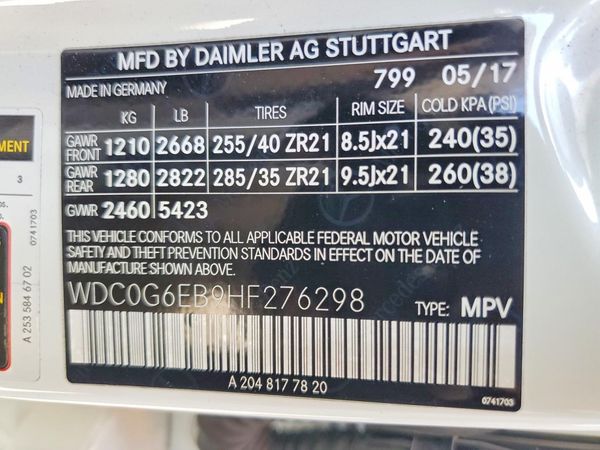 2017 MERCEDES-BENZ GLC AMG GLC43