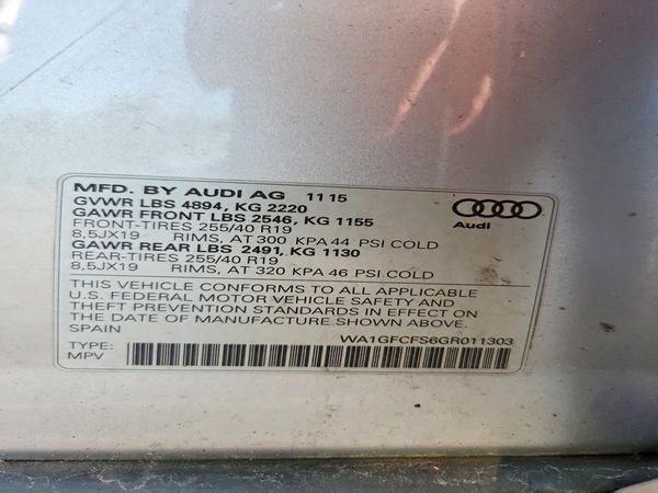 2016 AUDI Q3 quattro Prestige