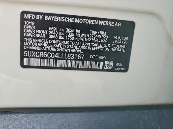 2020 BMW X5 xDrive40i