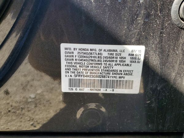 2016 ACURA MDX