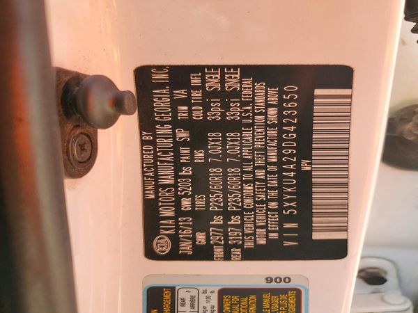 2013 KIA SORENTO EX