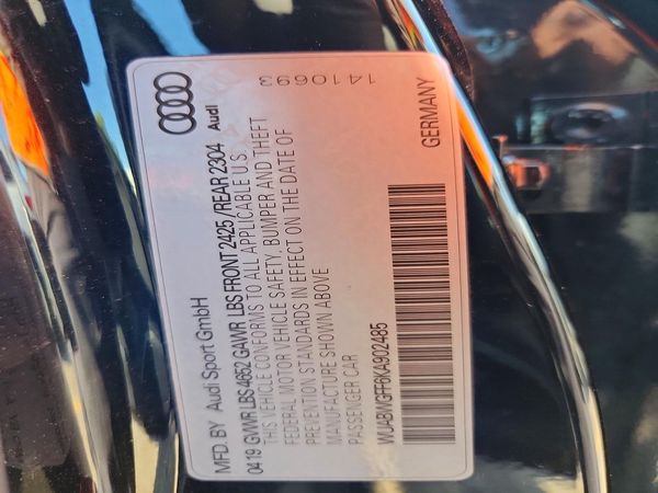 2019 AUDI RS3