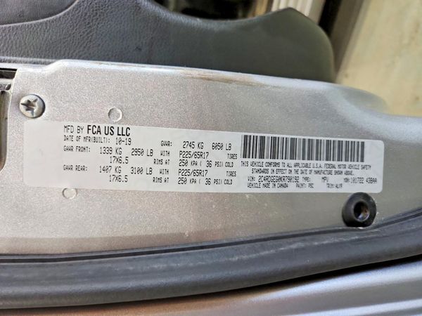 2019 DODGE GRAND CARAVAN GT