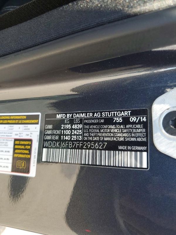 2015 MERCEDES-BENZ E E400