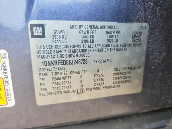2014 CHEVROLET TRAVERSE LS