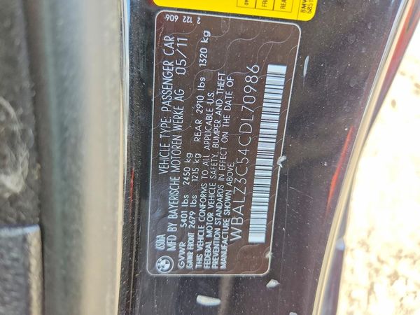 2012 BMW 650