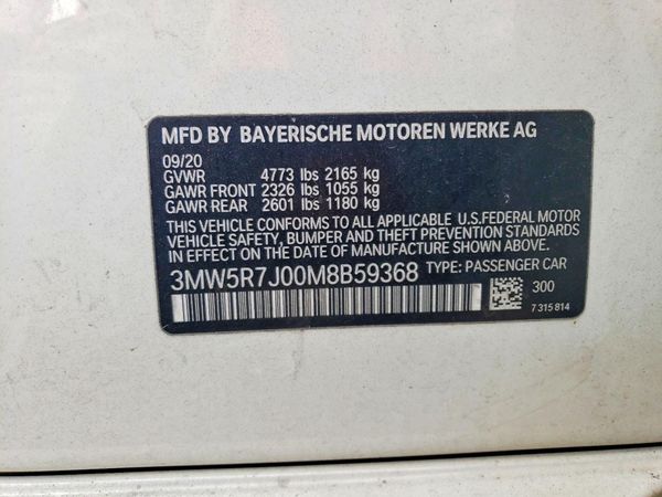 2021 BMW 330XI xDrive