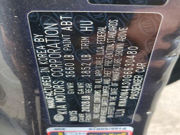 2016 KIA RIO LX A/T Power Pkg