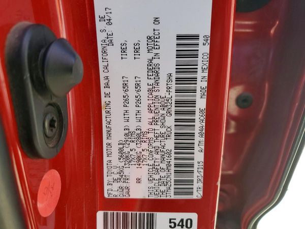 2017 TOYOTA TACOMA