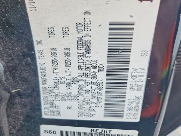 2015 TOYOTA TUNDRA SR5 Grade