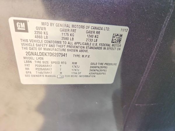 2013 CHEVROLET EQUINOX