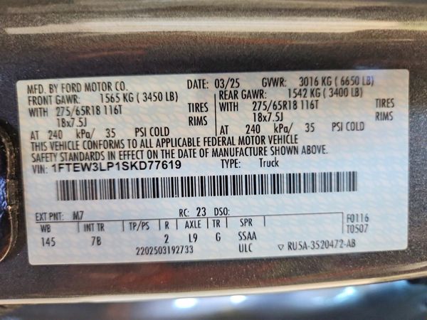 2025 FORD F150 XLT